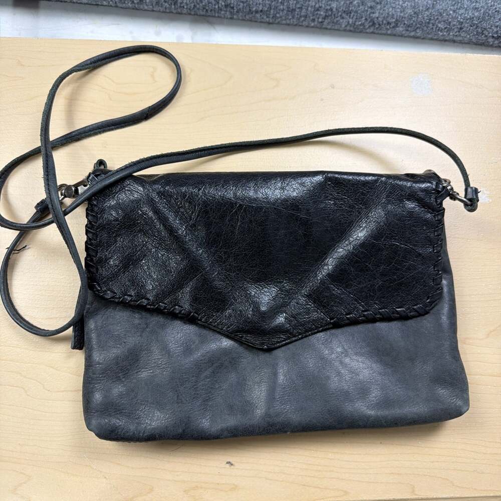 The Sak Collective Legend Black Soft Leather Convertible Crossbody Bag